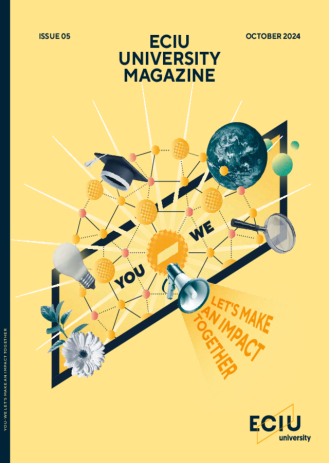 ECIU UNIVERSITY MAGAZINE cover